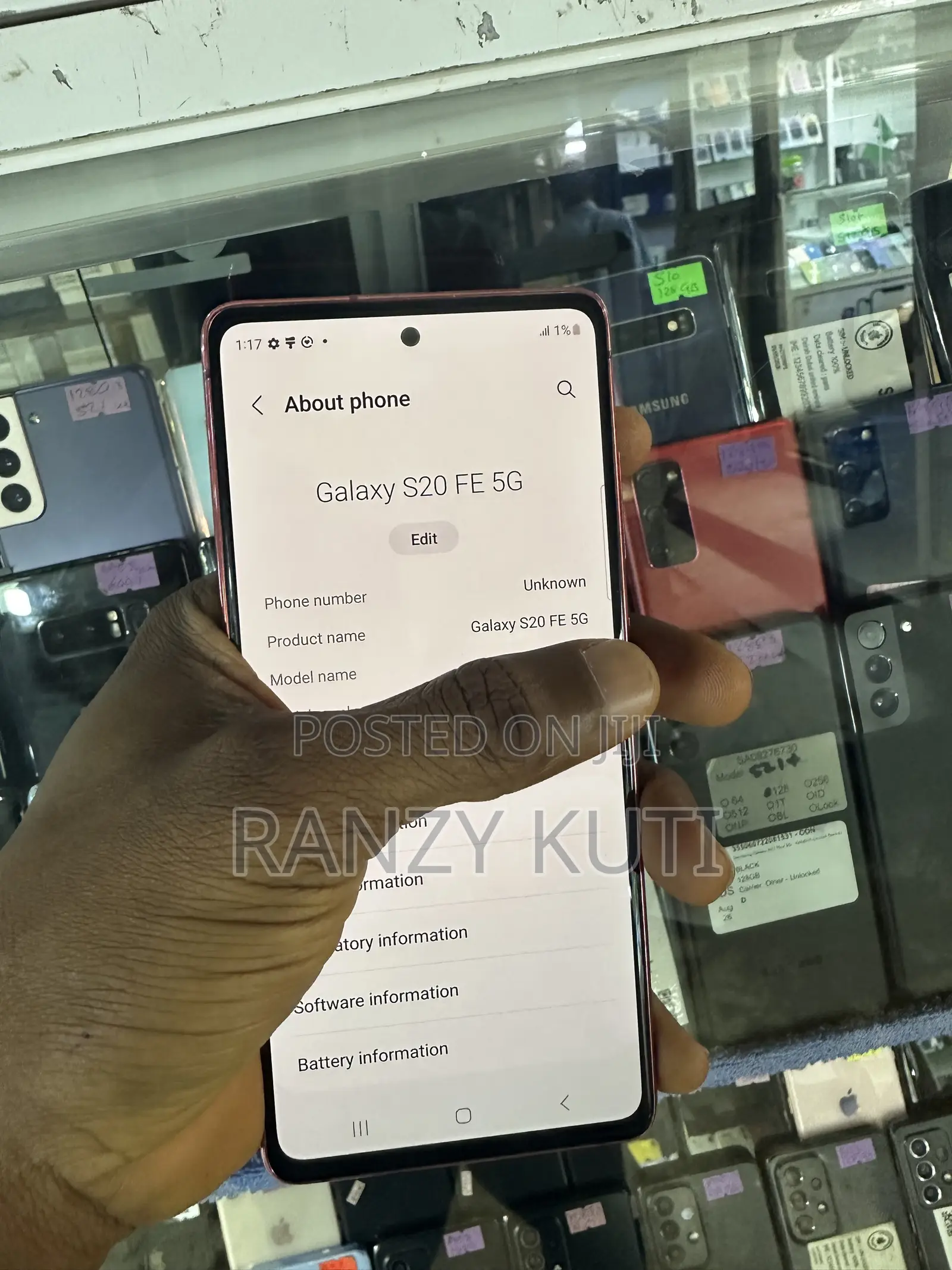 Samsung Galaxy S20 FE 128 GB Red