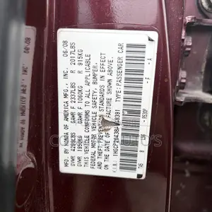 Honda Accord 2008 Red
