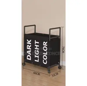 Dirty Cloth Basket With Wheels