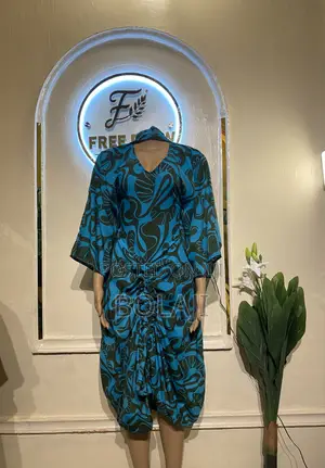 Women Ruched Maxi Bubu Dress With Inner Belt