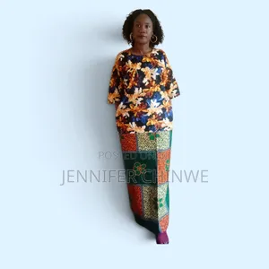Top + Wrapper Set Made From Our Ankara Combo.