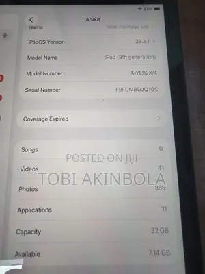 Apple iPad 10.2 (2020) Wi-Fi 32 GB Gray