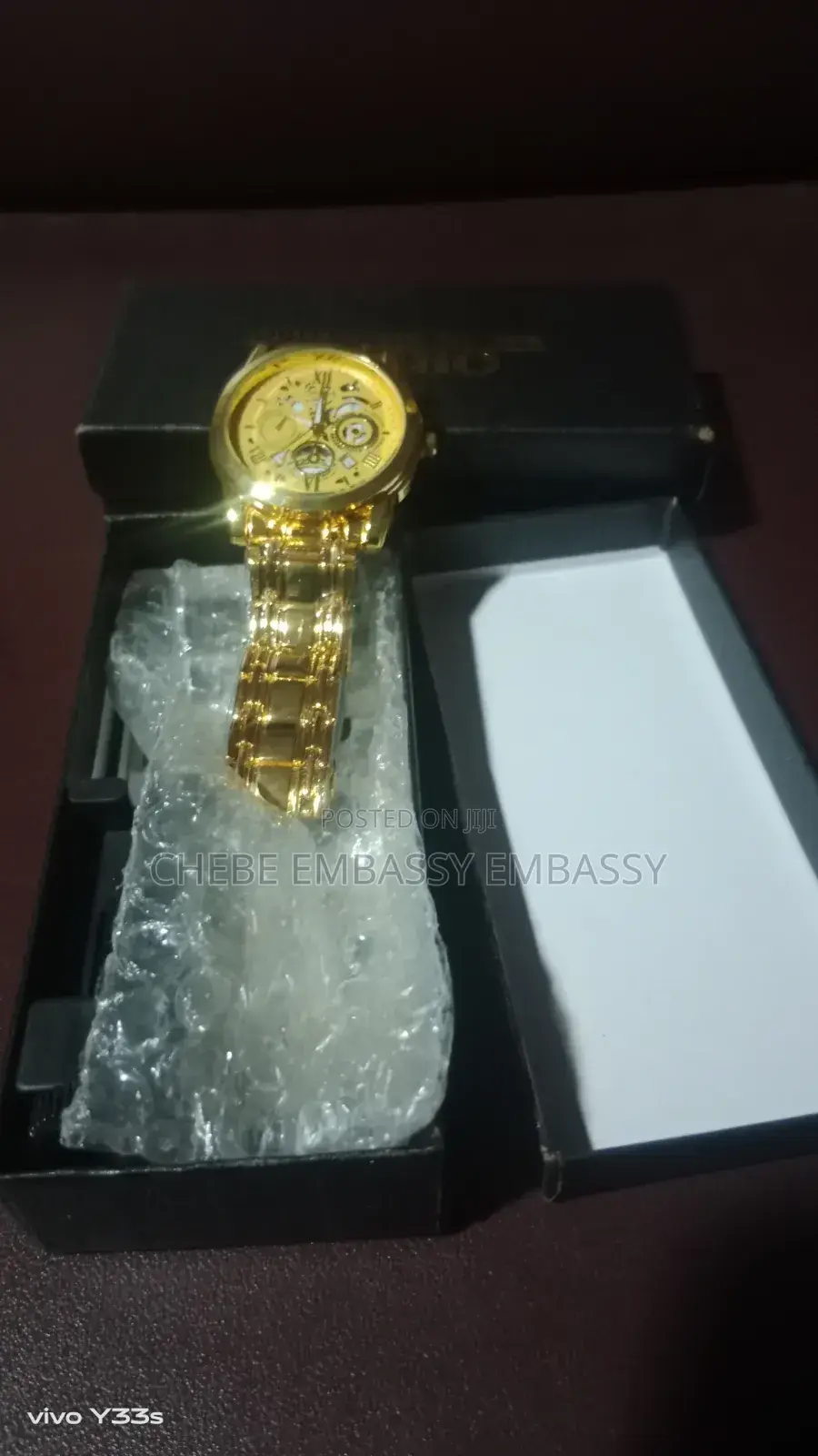 Gold Wrist Wath