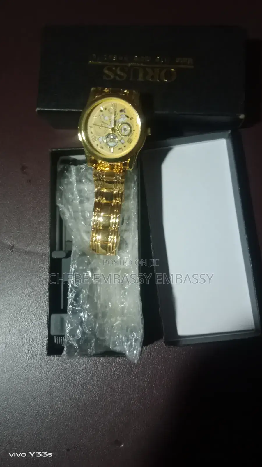 Gold Wrist Wath