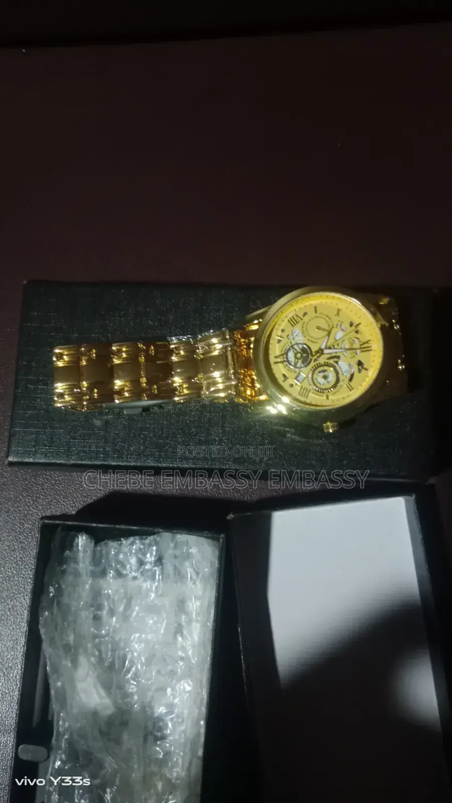 Gold Wrist Wath