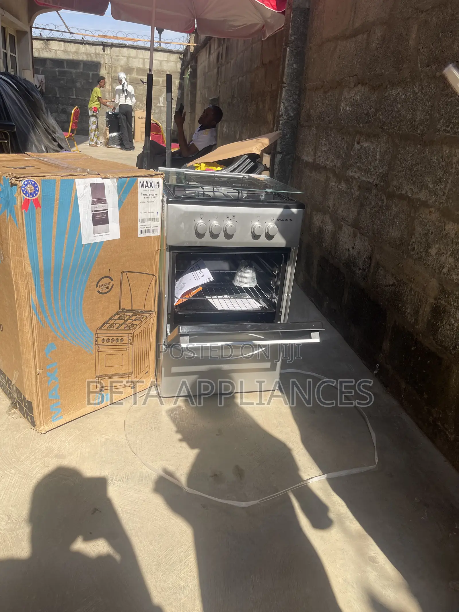Maxi 4 Burner Freestanding Kitchen Cooker
