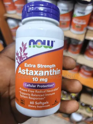 NOW Foods, Astaxanthin 10 Mg, Extra Strength- 60softgel