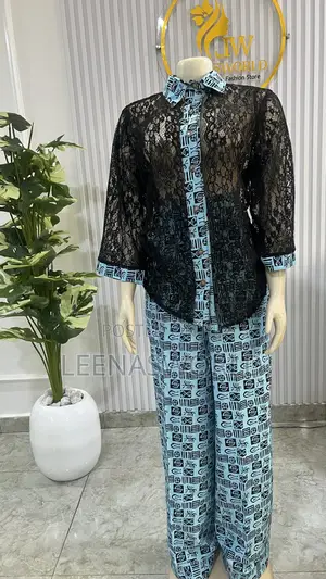 Ankara and Lace 2pcs