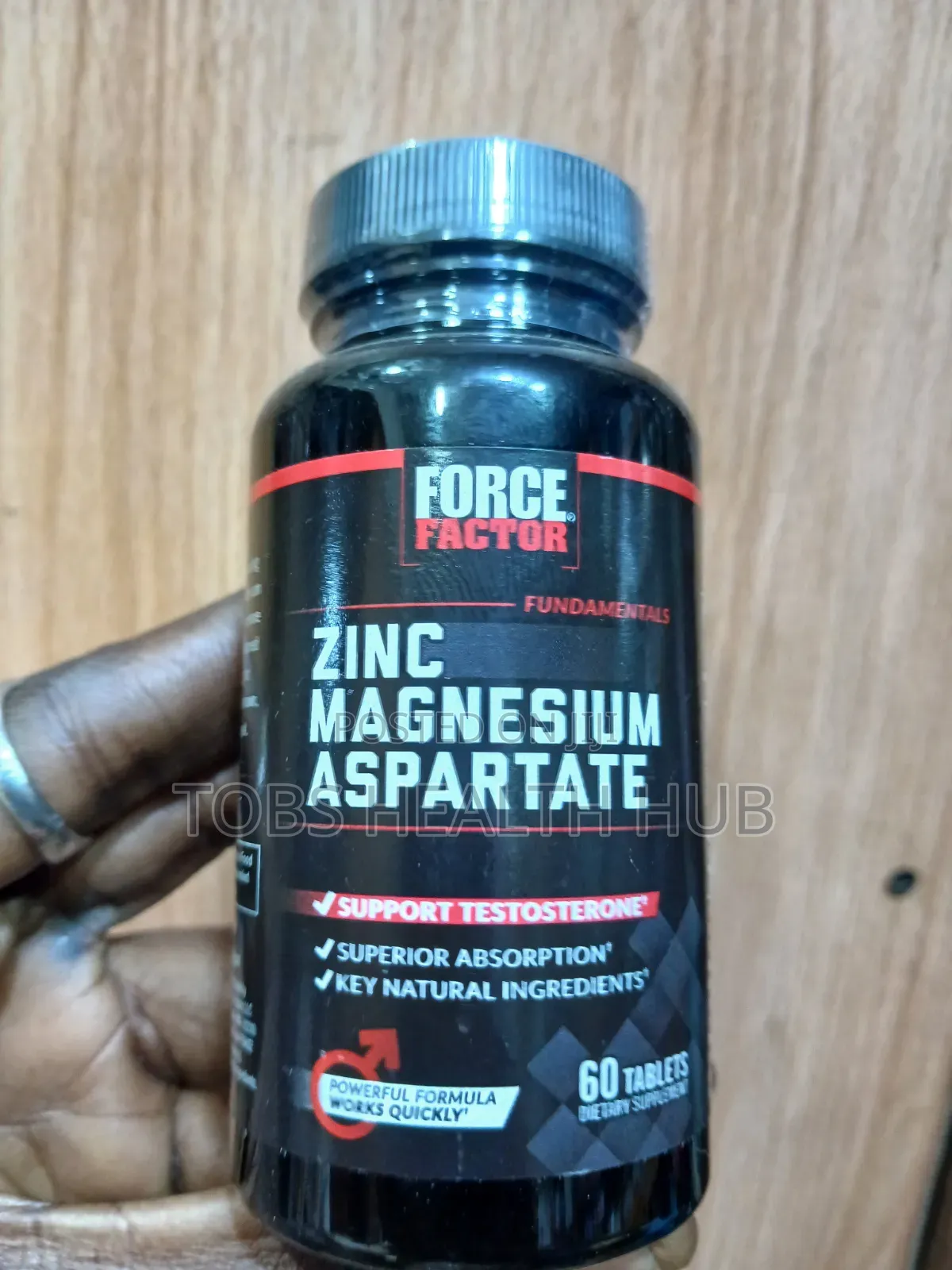 Force Factor Inc Magnesium Aspartate_60 Tablets_Supports Testosterone
