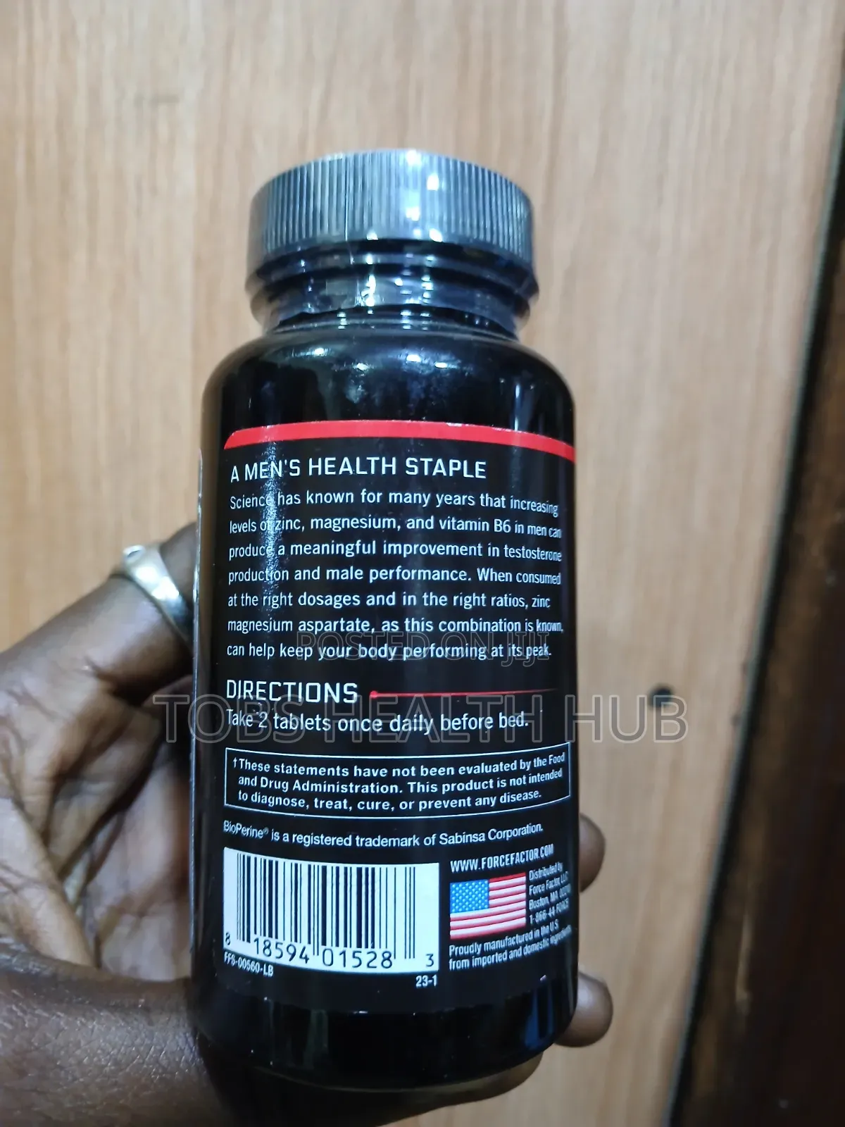 Force Factor Inc Magnesium Aspartate_60 Tablets_Supports Testosterone