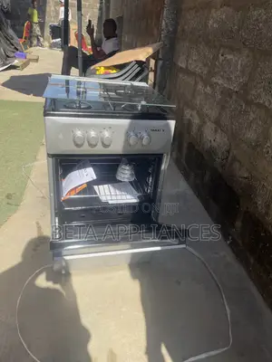 Maxi 4-Burner Gas Cooker – Grey Colour