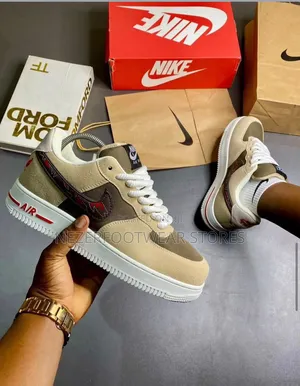 Nike Airforce 1 Carton Colour Sneakers.