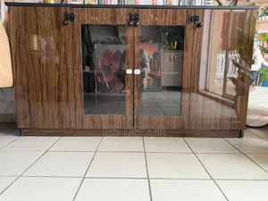 Dining Set With Side Dish Cabinet