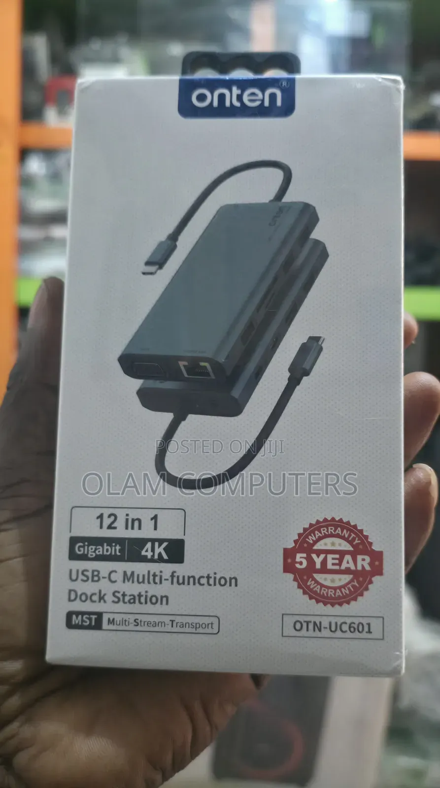 Onten OTN-UC601 USB-C Multi-Function Dock Station