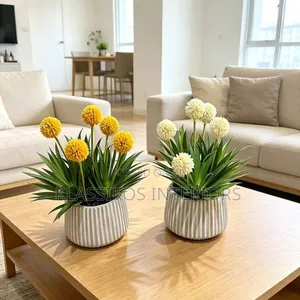 Decorative Table Top Flower for TV Console