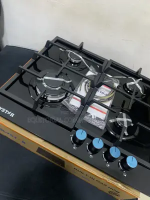 Polystar 4 Burner Gas Hob for Regular Kitchen Use - PV-JY60G4