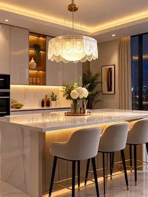 Modern Scalloped Design Light - For Kitchen Island, Dining, Hotels