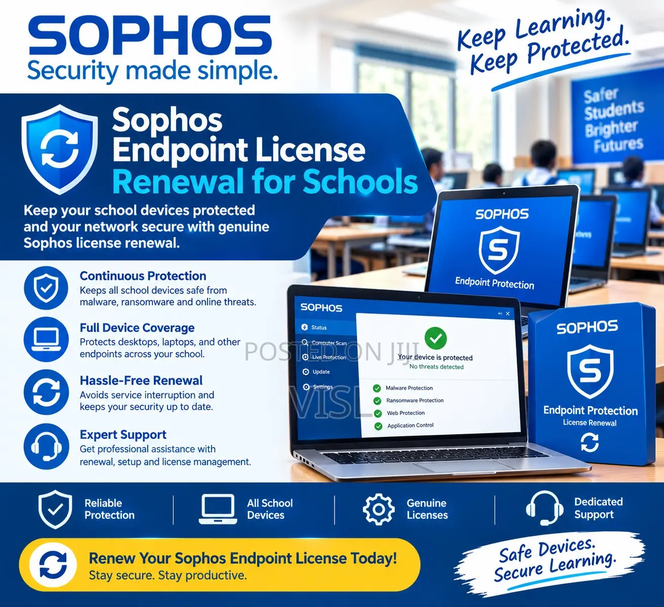 Sophos Endpoint License Renewal for Schools