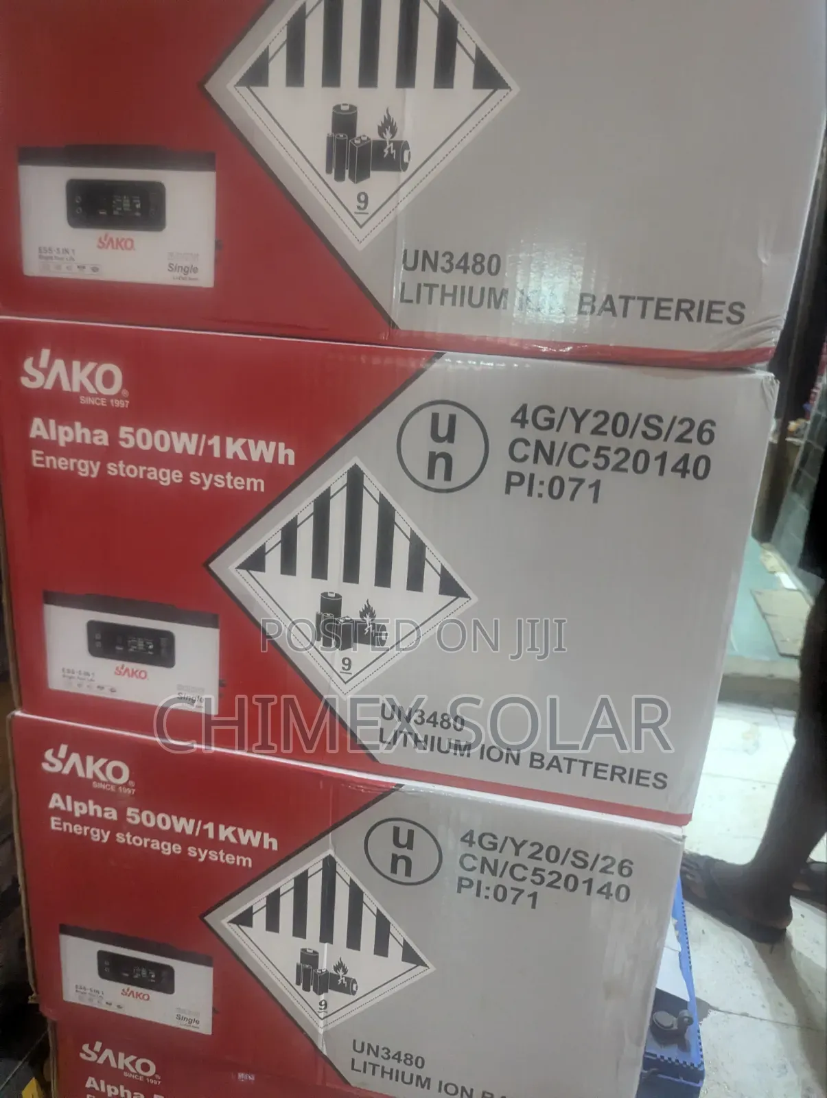 1kwh -500w Output SAKO Solar Generator