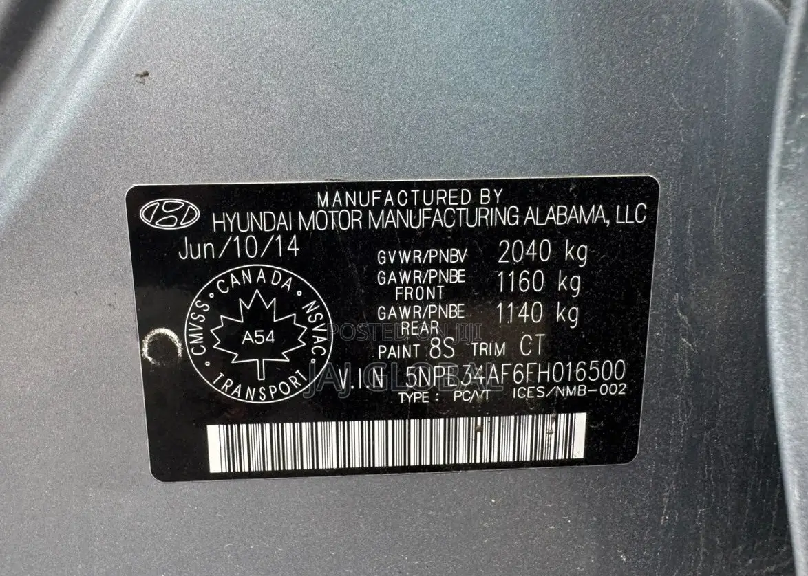 Hyundai Sonata 2015 Silver