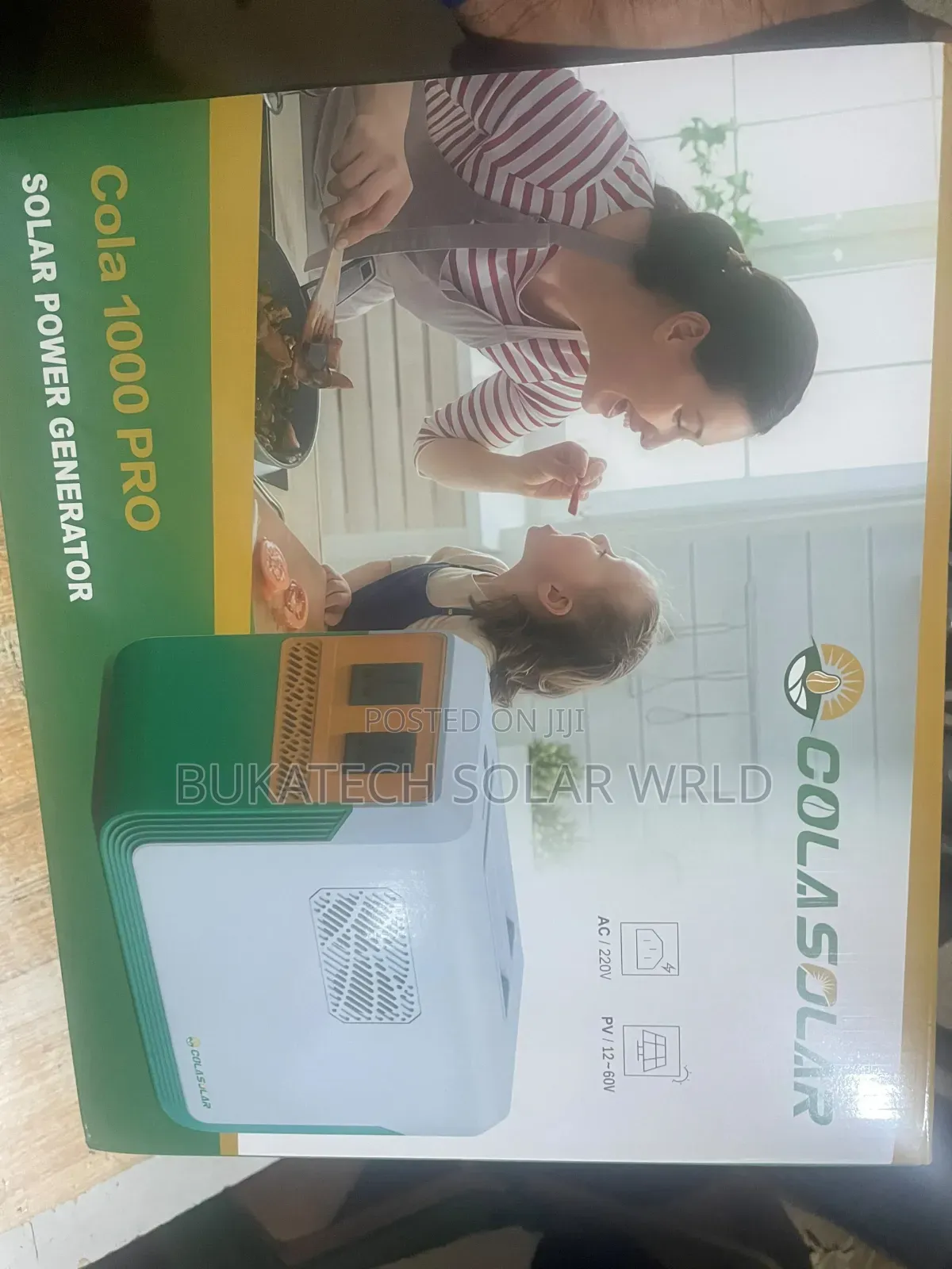 Cola1000 Solar Generator