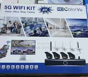 5G Wireless WiFi 4 Channels CCTV Camera