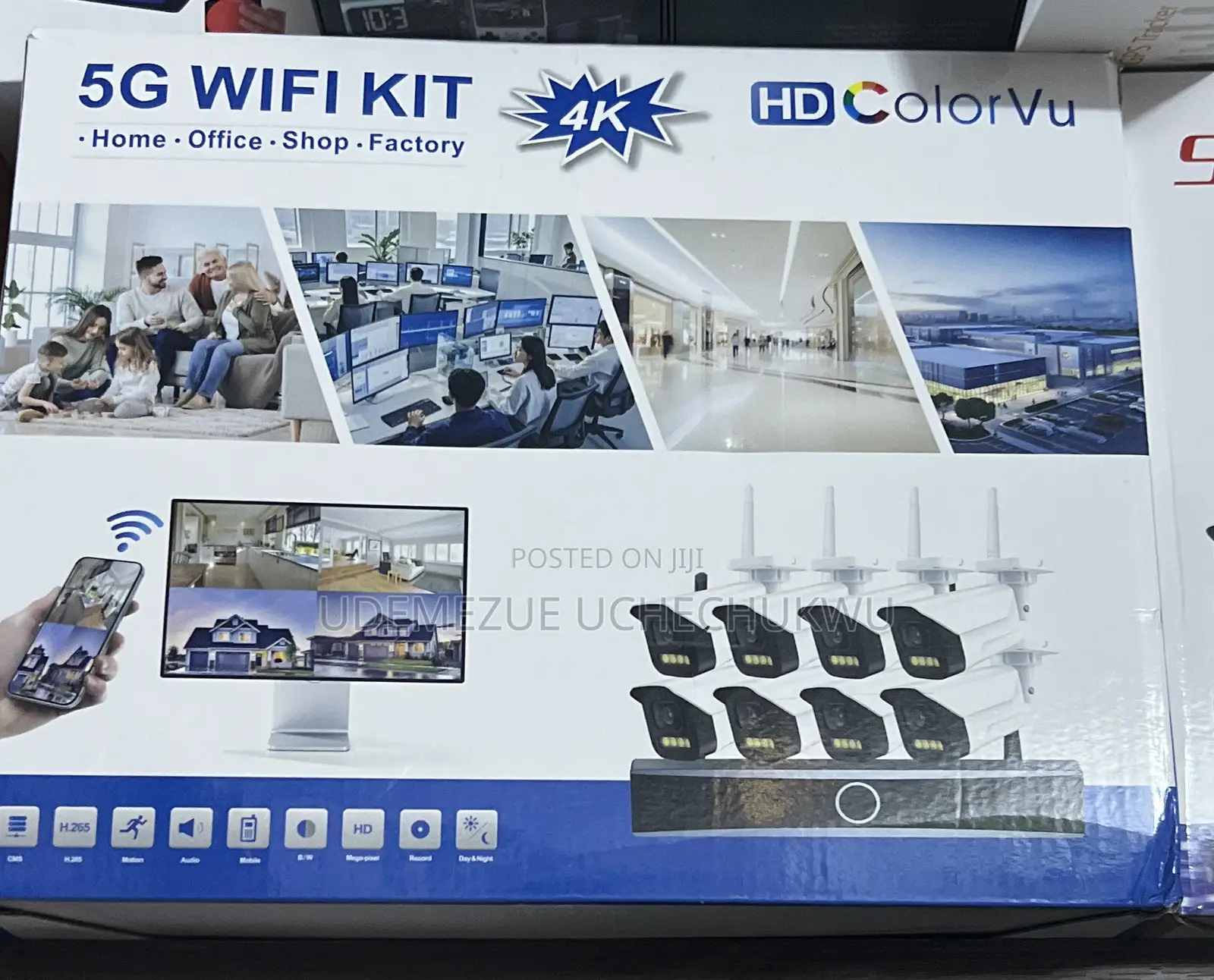 8 Channels Wireless WiFi CCTV Camera Kits