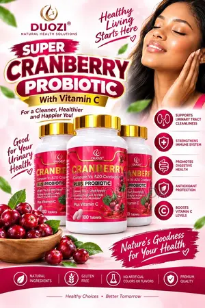 Douzi Cranberry Plus Probiotics Tablets