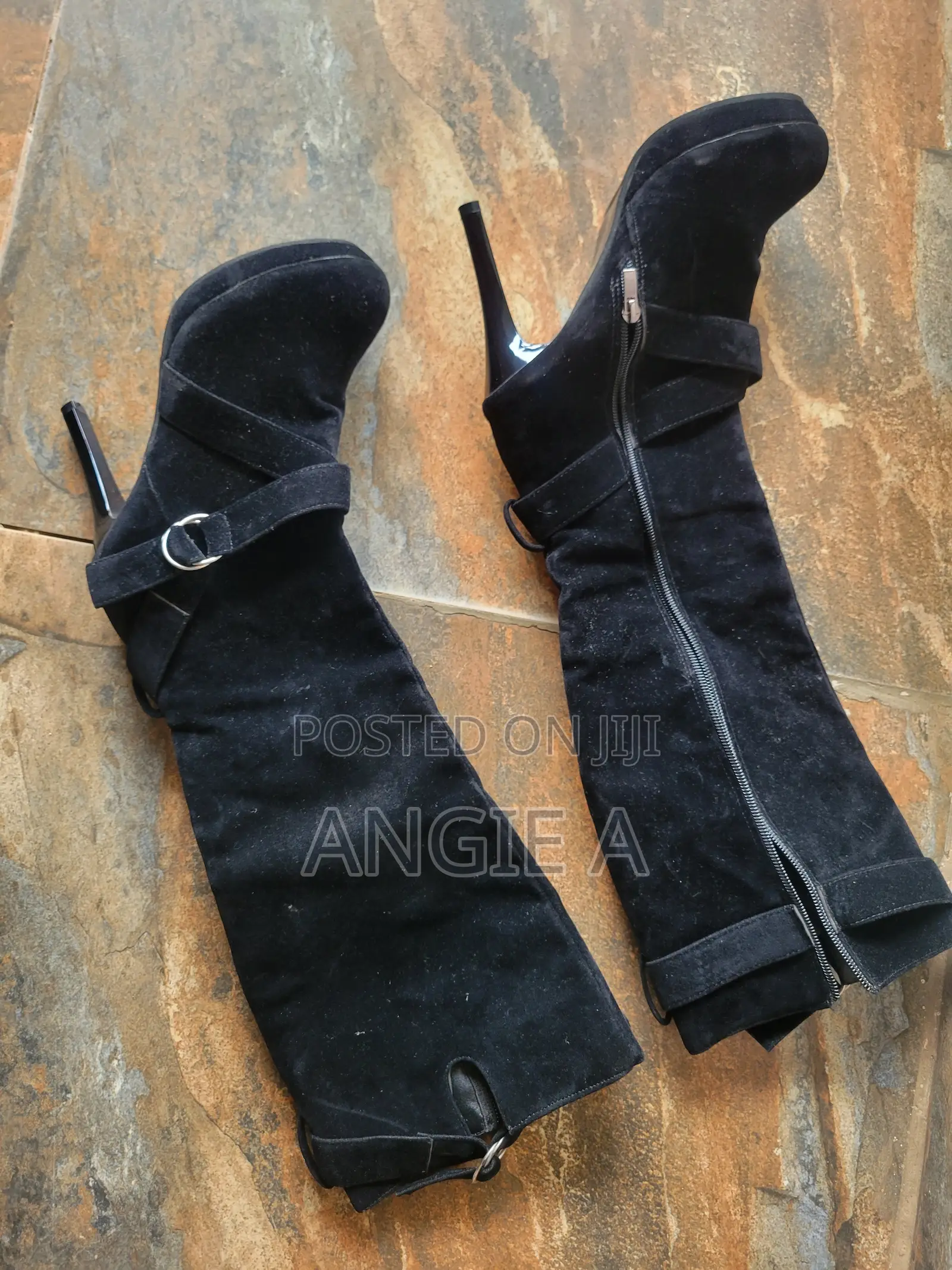Black Suede Boots