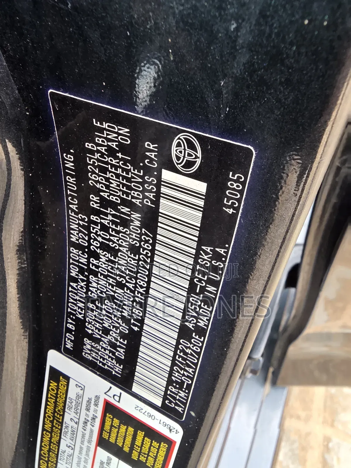 Toyota Camry 2013 Gray