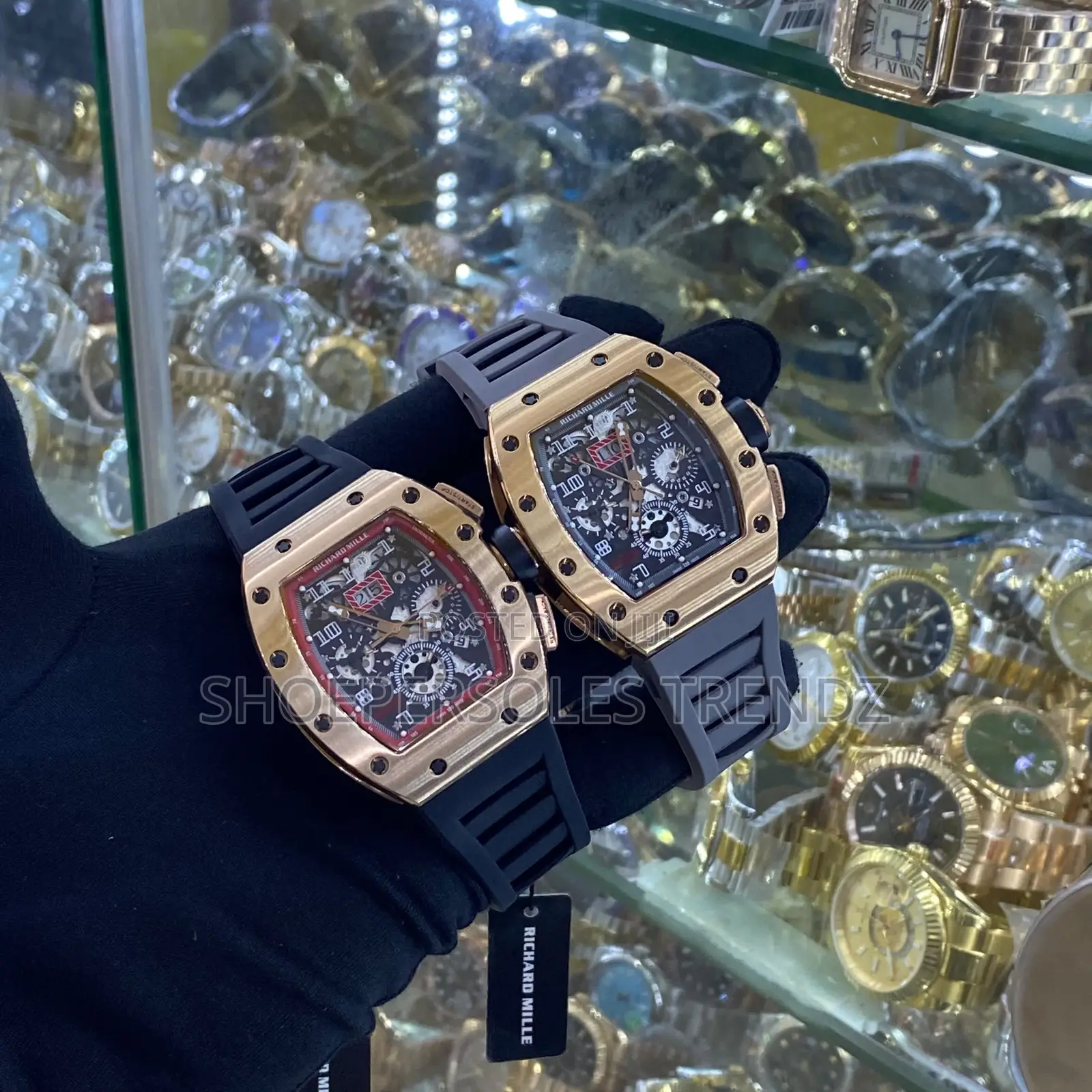 Richard Mille Automatic Watch | Rubber Strap & Luxury Design