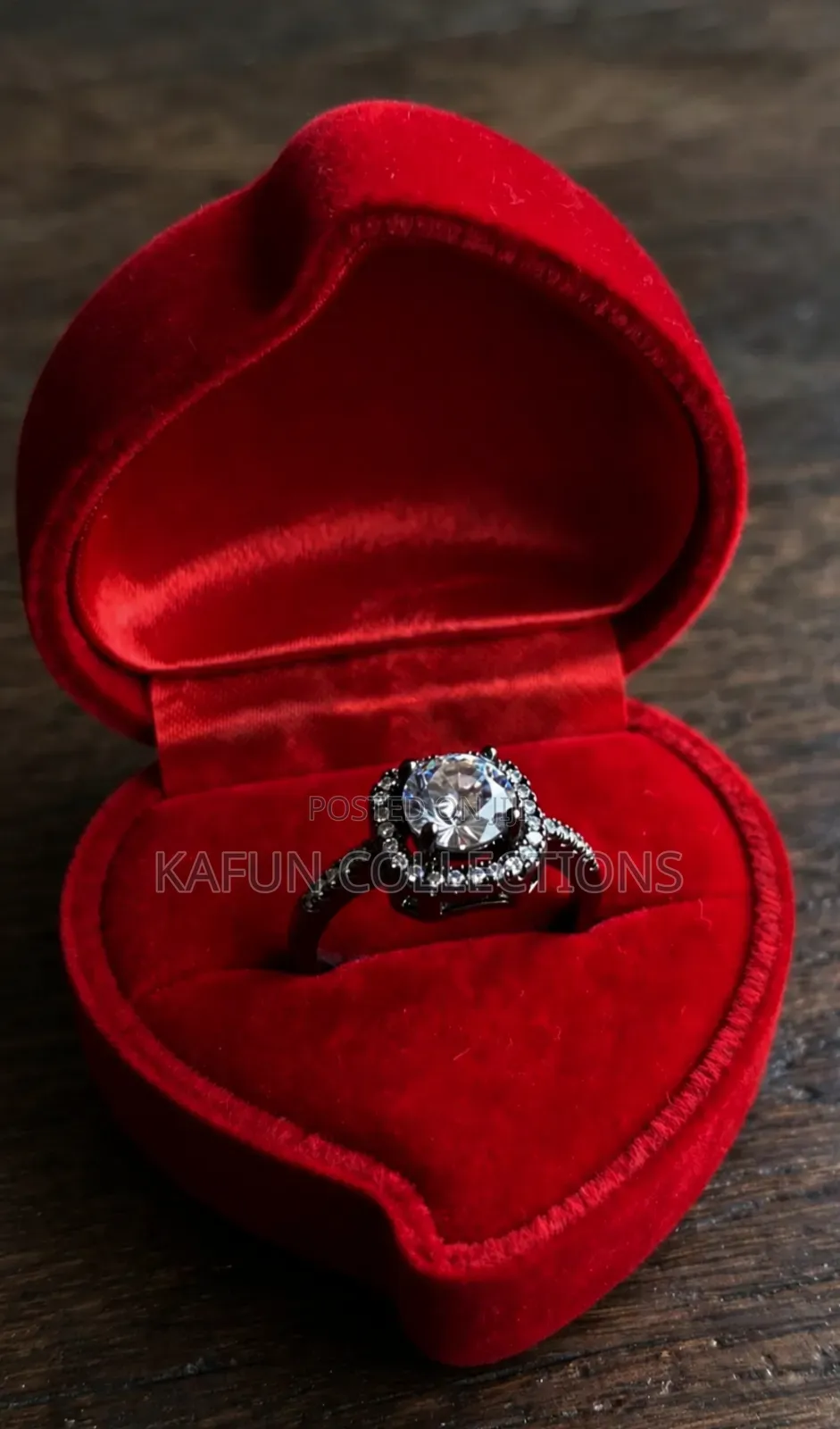 *Black*Adjustable*Proposal Ring