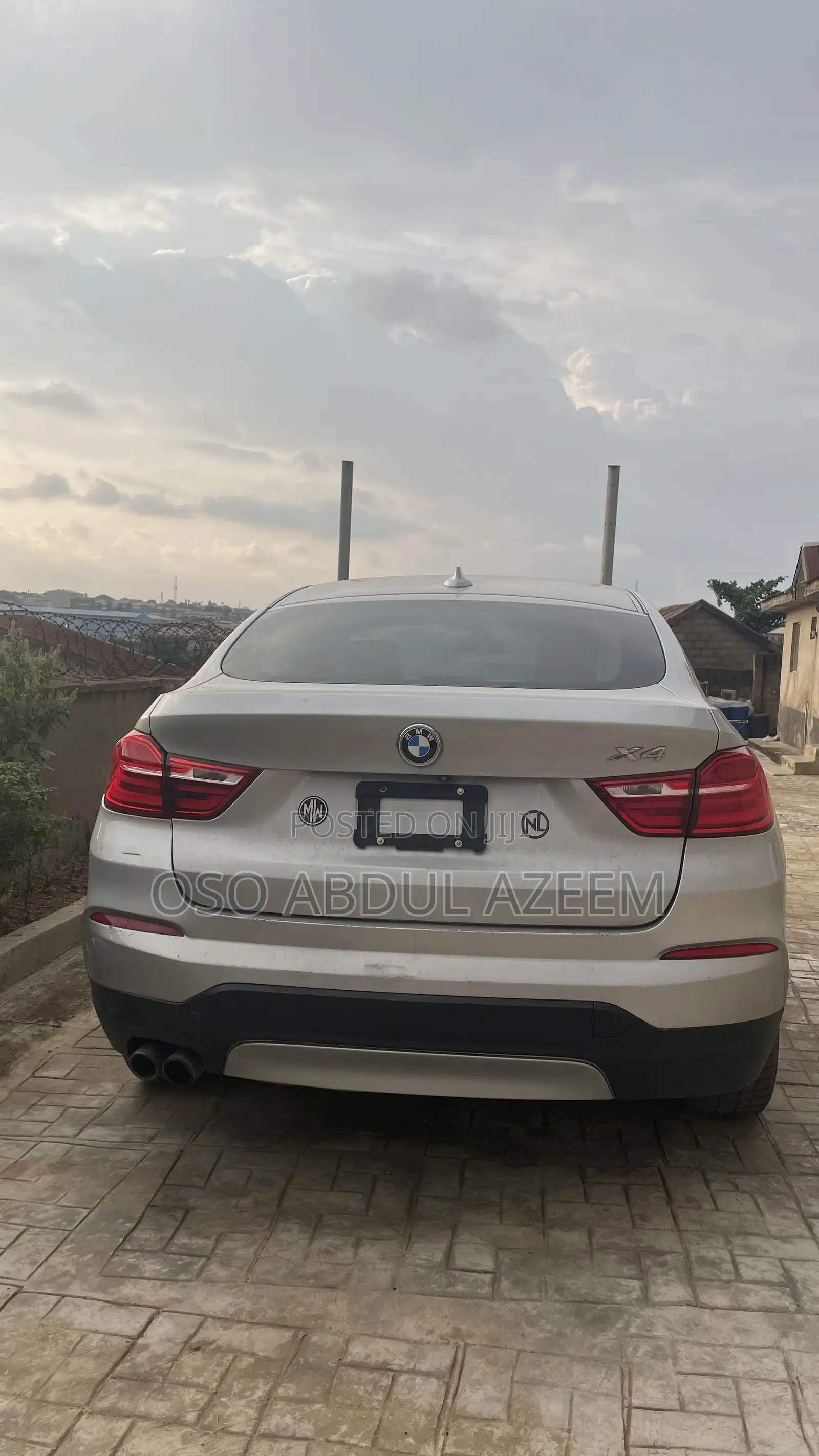 BMW X4 2015 Silver
