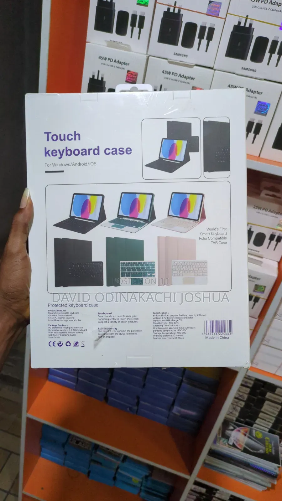 Touch Keyboard Case
