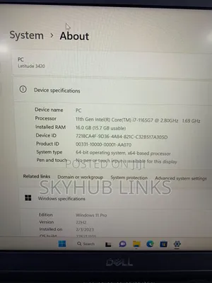 Laptop Dell Latitude 3420 16GB Intel Core i7 SSD 256GB