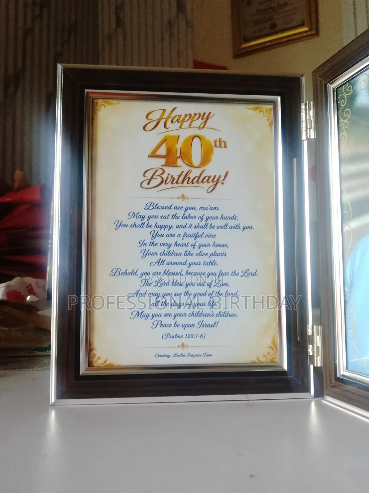 Table Top Frame Book Flip Frame