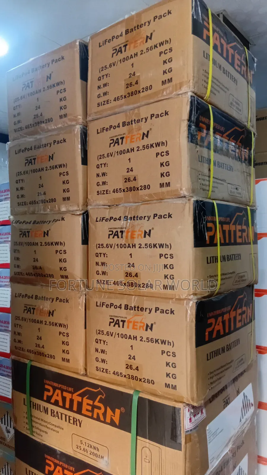 2.5kwh 24v Pattern Solar Lithium Ion Battery