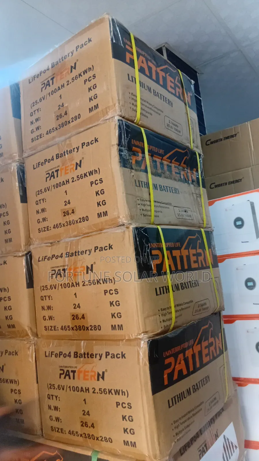 2.5kwh 24v Pattern Solar Lithium Ion Battery