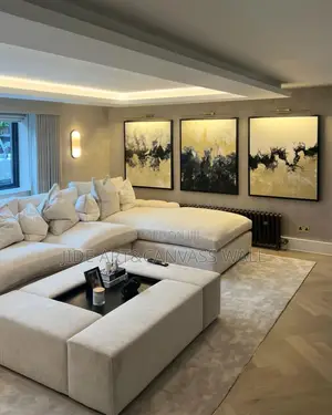 Split Wall 3 Panels Oil Canvas Art Print