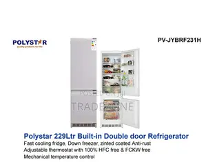 Polystar 229 Liters Built-in Bottom Mount & Standalone Refrigerator