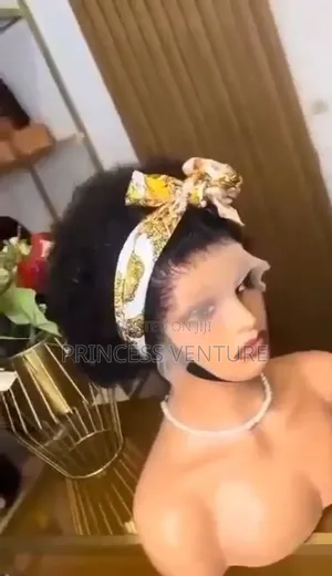Human Hair Full Frontal Afro Wig