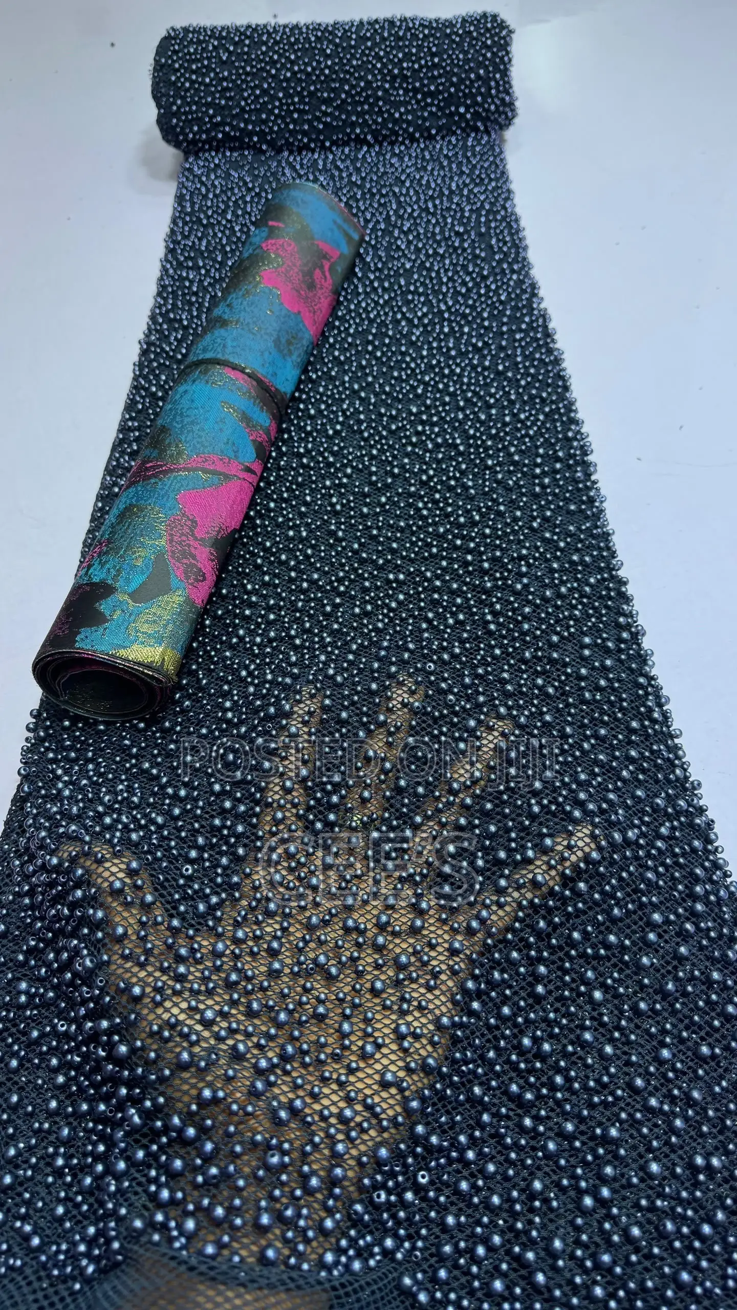 Fully Beaded Lace in Colors