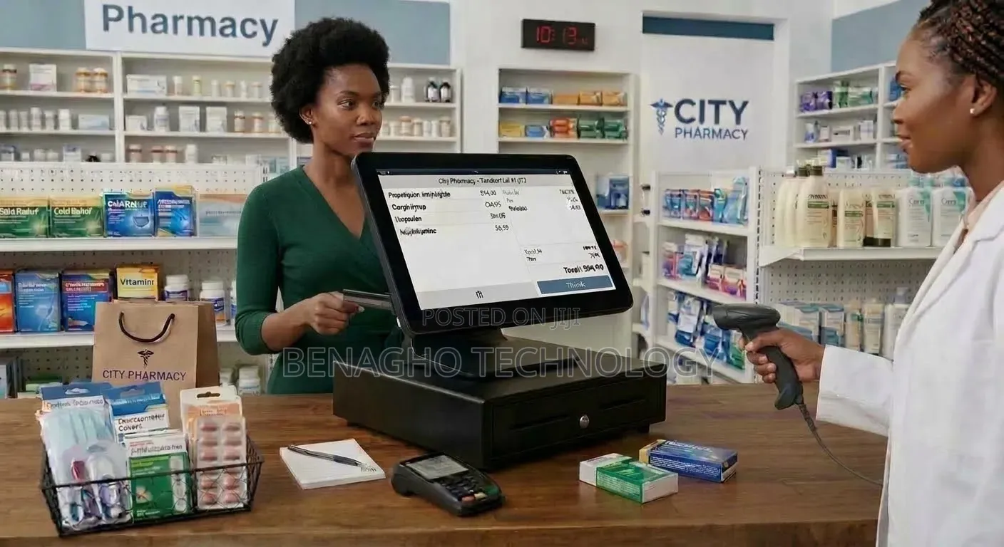 Double Display Retail Pos System. Software/Installation
