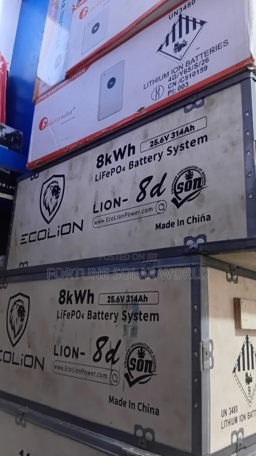 8kwh 24v Ecolion Solar Lithium Ion Battery