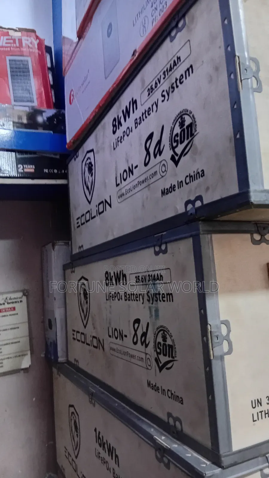 8kwh 24v Ecolion Solar Lithium Ion Battery