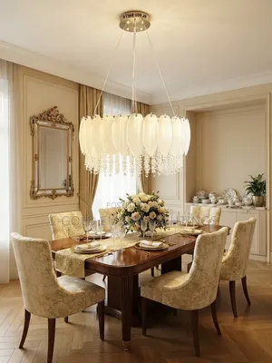 Brand New Luxury Leaf & Crystal Pendant Chandelier - 600mm