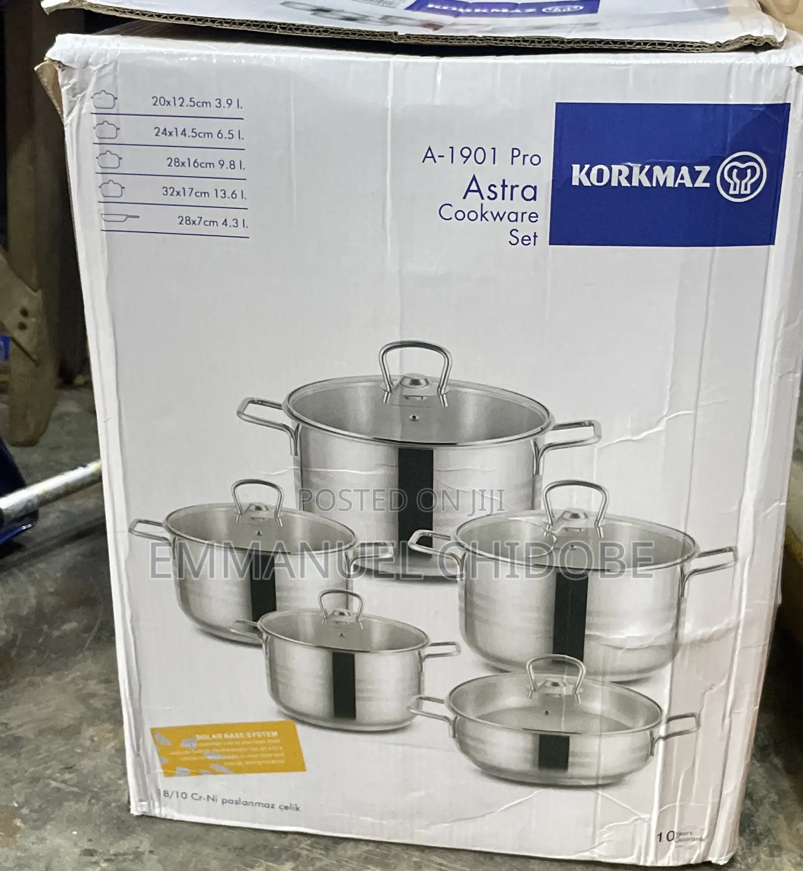 Original Stainless Steel Cookware Set