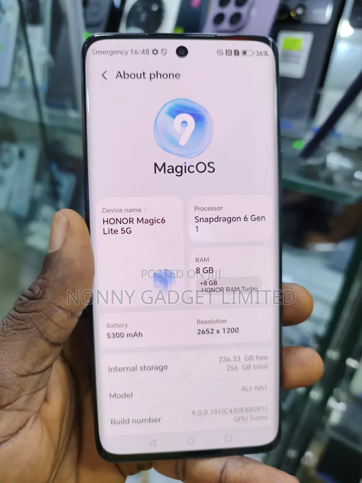 Honor Magic6 256 GB Black