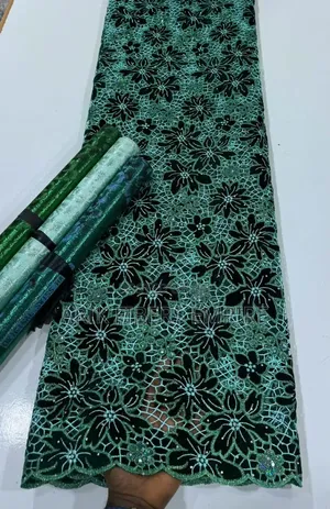 Sweet Party Combos Velvet Guipure Lace