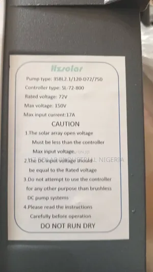 1hp Hz Solar Dc Pump